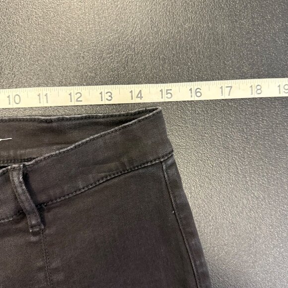 J. McLaughlin Rainey High Rise Jeans Stretch Ankle Split Front Hem Sz 10 Preppy - Picture 3 of 11